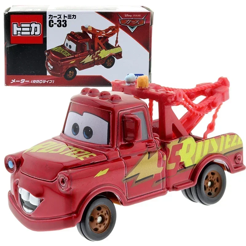 Takara Tomy Tomica Disney Lightning McQueen Mater Diecast Metal Alloy Diecast Car Model Boys Toy Gift Christmas