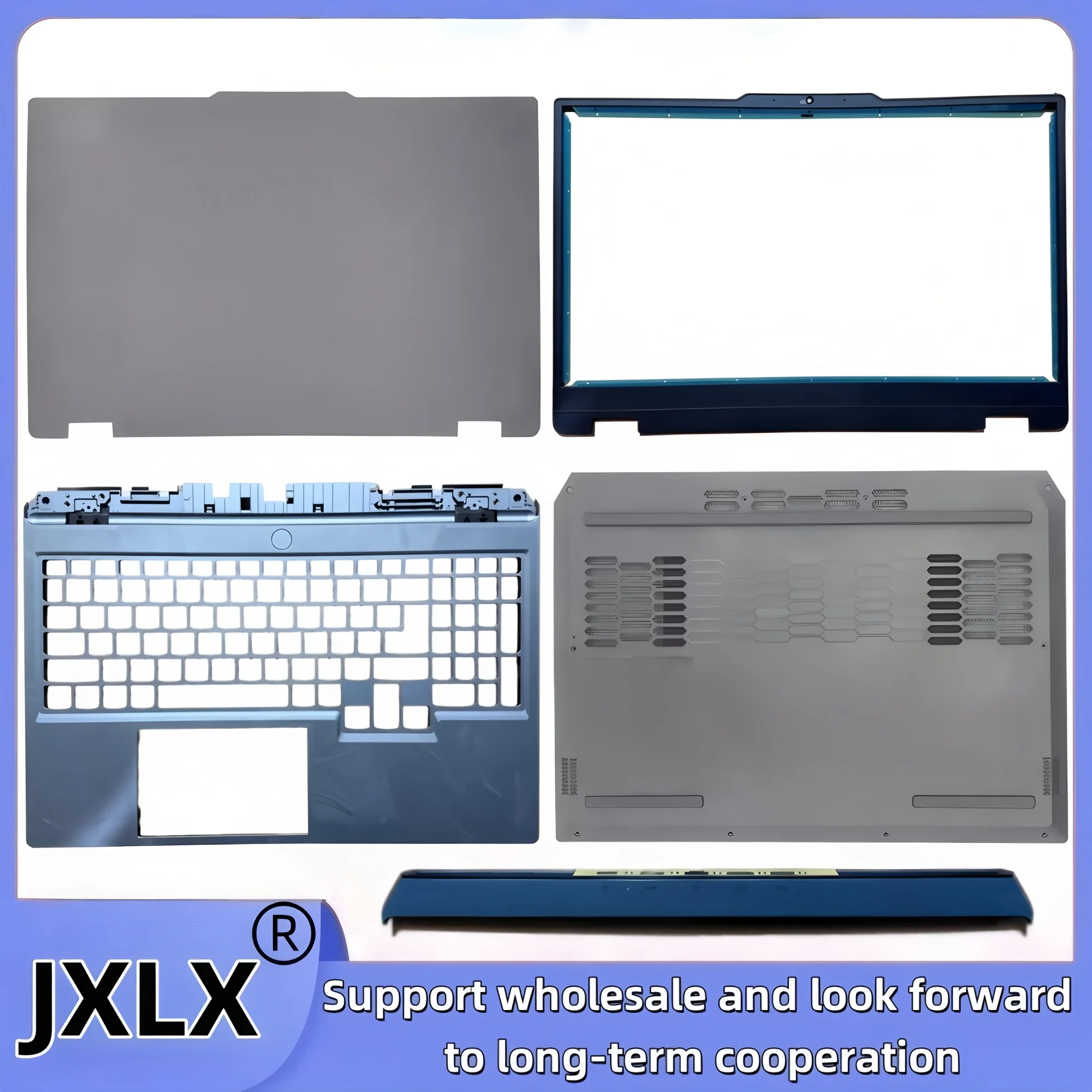 

JXLX® New for Lenovo G5000 IRX9 2024 LOQ 15IAX9 AHP9 Laptop LCD Back Cover Top Case/LCD Bezel/Palmrest Cover/Bottom Base Cover