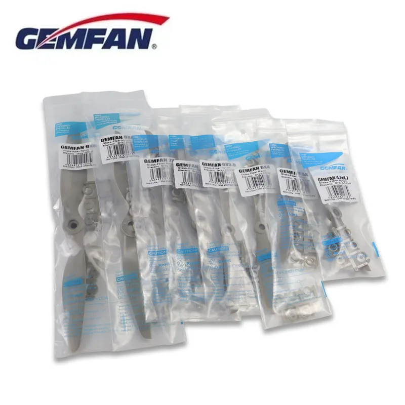 Gemfan Nylon Horse Blade Propeller Series 5x5/6x4/7x5/8x4/8x6/9x6/10x5/10x7/11x5.5/12x6/13x6.5/14x7/16x8/17x10 Props For RC Mode