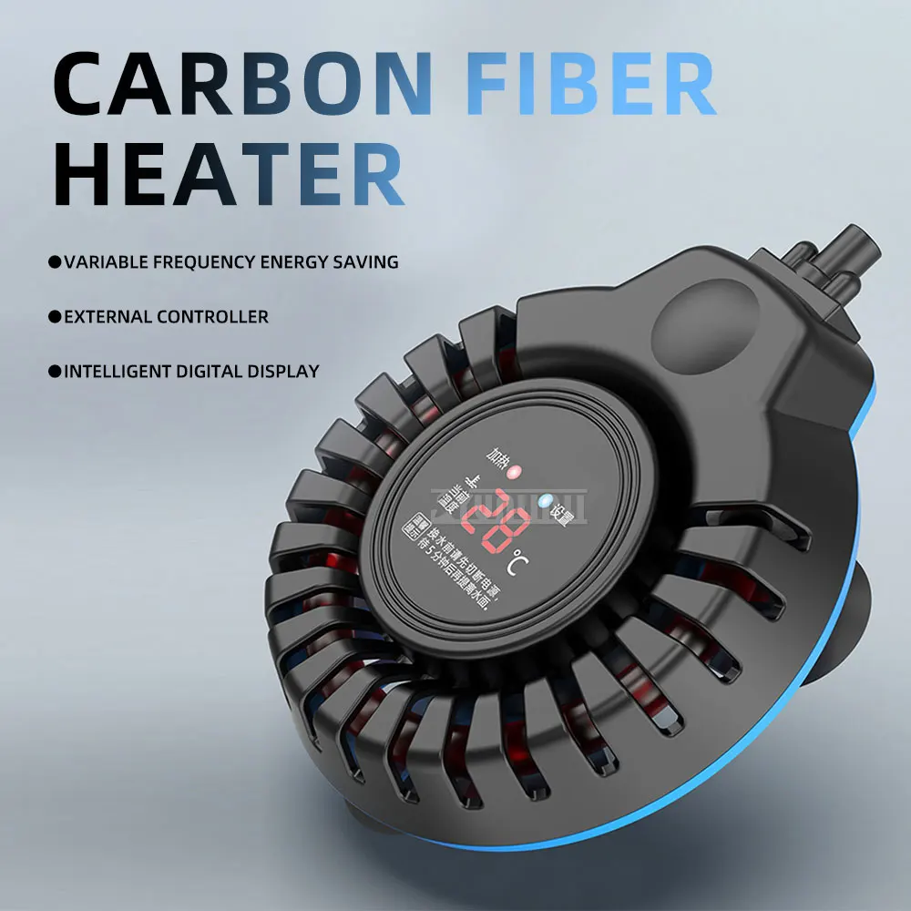 Carbon Fiber Inverter Heater for Fish Tanks | Infrared Automatic Constant-Temperature Digital Display Heater for Aquariums