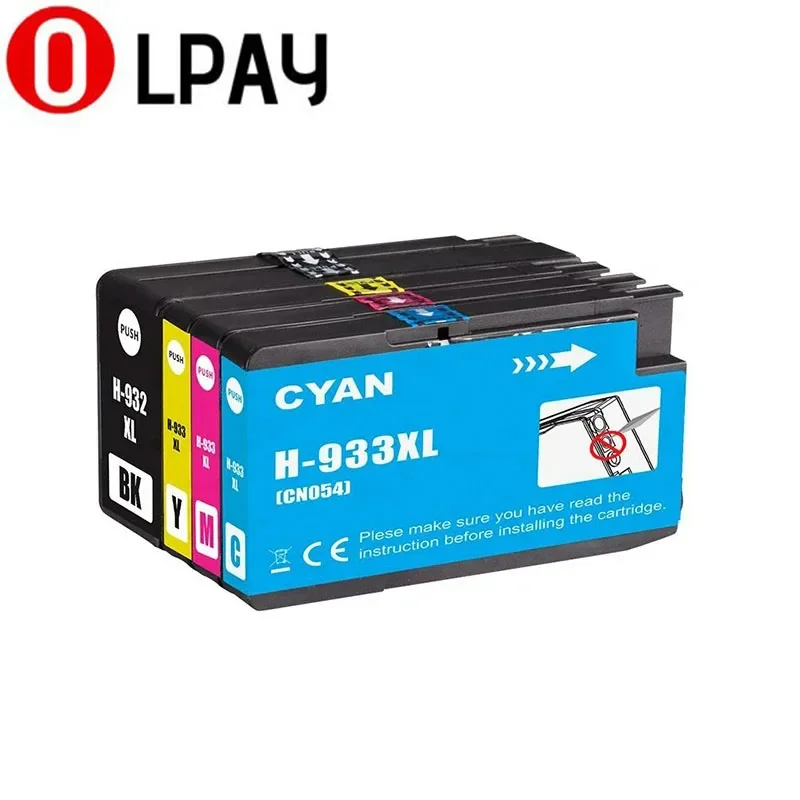 932 933 XL 932XL 933XL Color Compatible Ink Cartridge for HP932 for HP933 for HP Officejet 7110 7610 7612 Printer