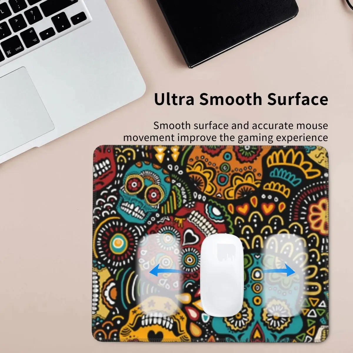 

Calaveras Sugar Skull коврик для мыши компьютерная клавиатура коврик для мыши геймерский коврик для ноутбука офисные аксессуары коврики для стола