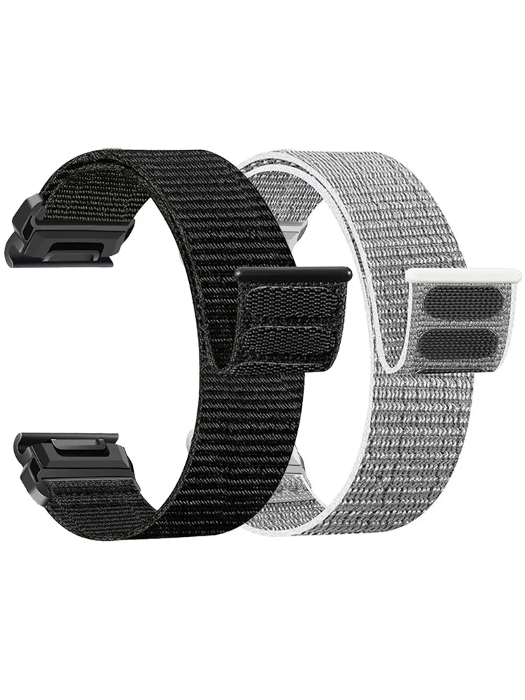 Pasek do zegarka QuickFit 26mm 22mm do Garmin Fenix 8 8Pro 7 7X 6 6X 5X/Forerunner 970 965/Enduro 3/Instinct 3 2X, sportowy nylonowy pasek — 2
