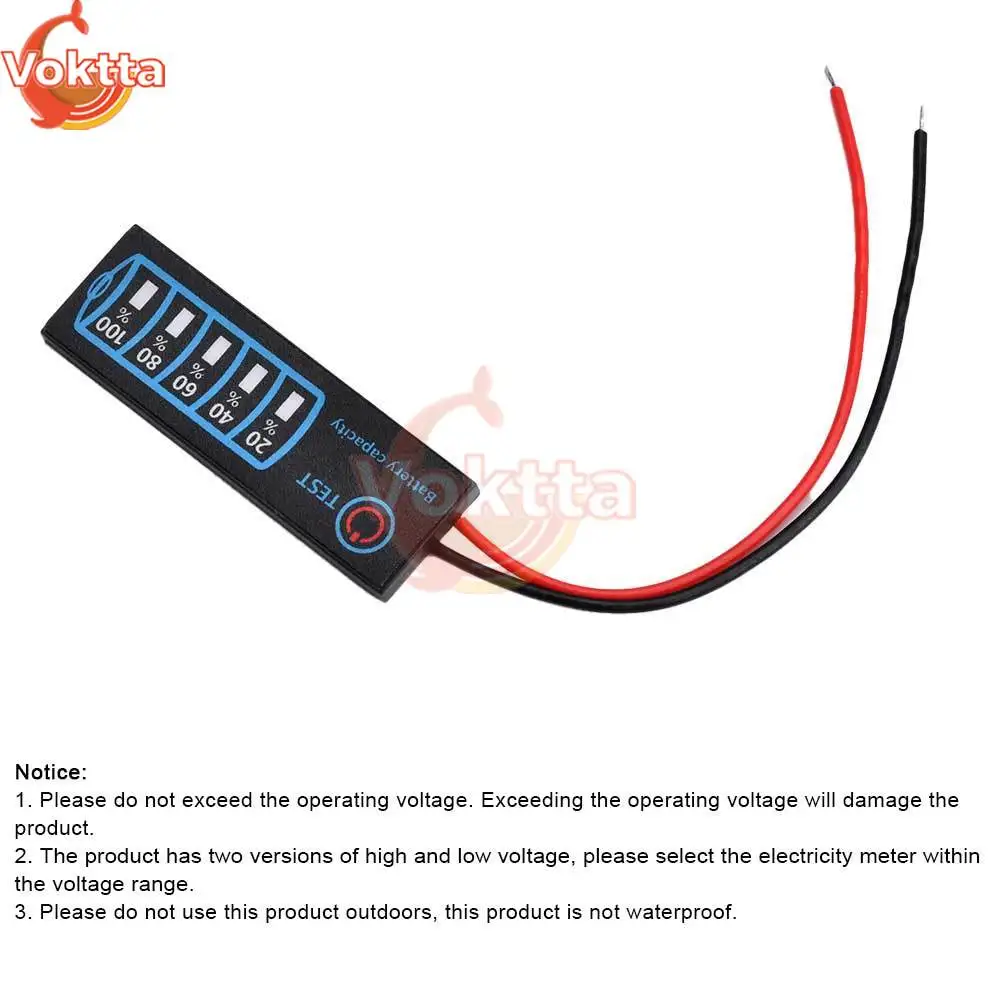 1-7S 2-8S 3-14S Battery Level Indicator 18650 Lithium Universal Battery Capacity Charge Tester LED Indicator Light Display Board