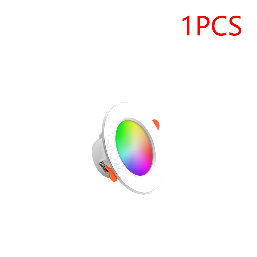 10W Smart LED Downlight Bluetooth-plafondlamp Afstandsbediening RGB-kleurveranderende plafondlamp voor Alexa Google Home
