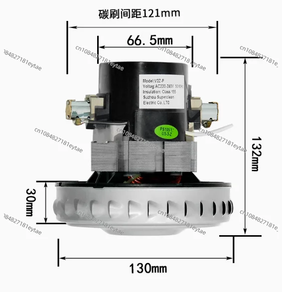 

220V 1400W vacuum cleaner motor for Deerma vacuum cleaner replacement