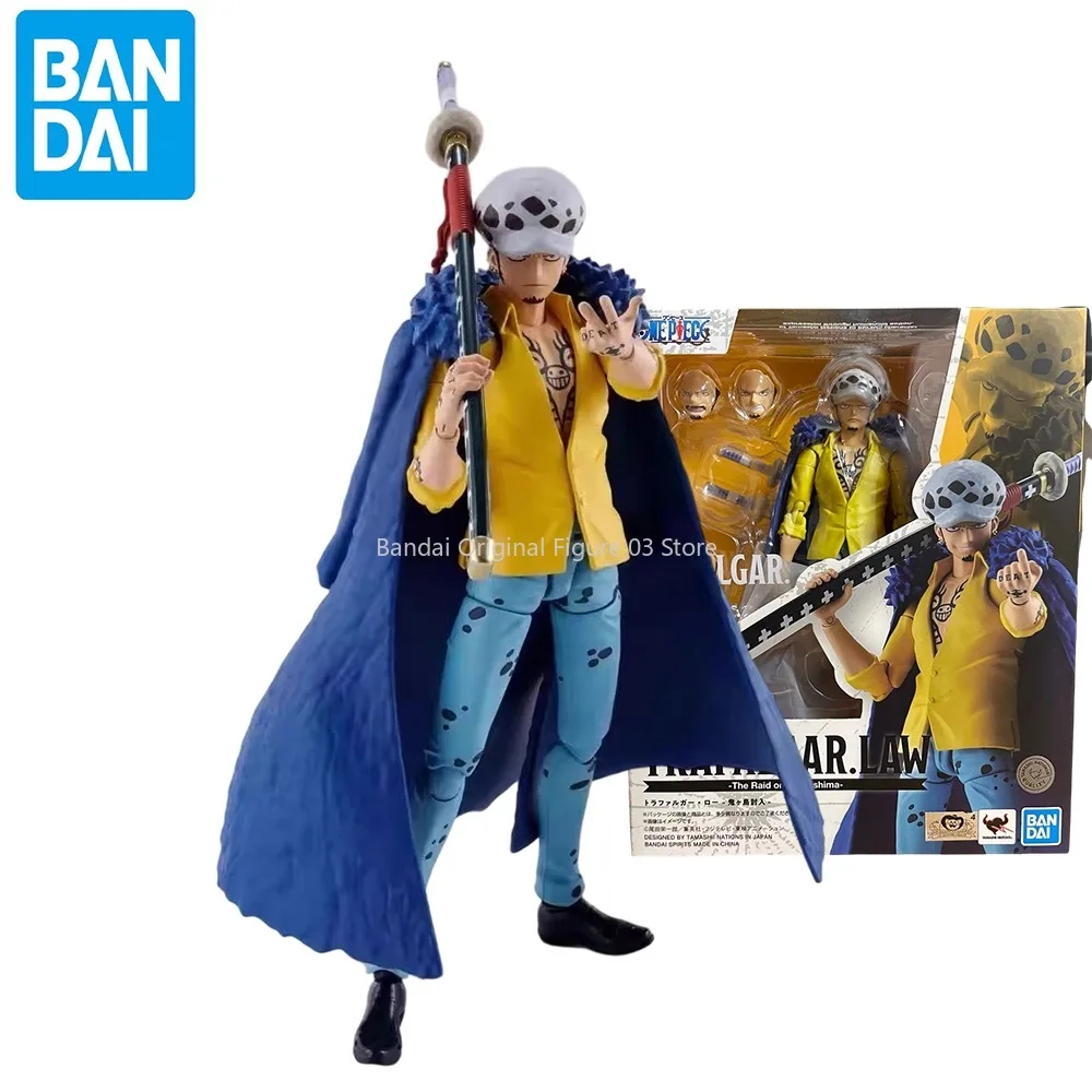 

Original One Piece S.H.Figuarts Trafalgar Law Figure The Raid on Onigashima Action Figure PVC Collectible Model Toys