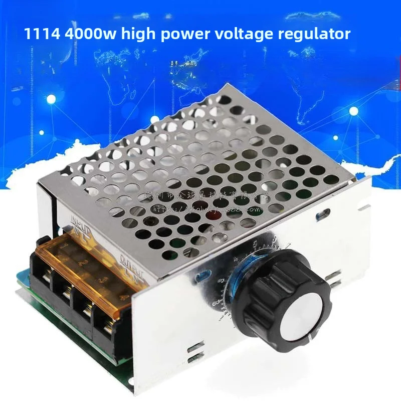4000W High-power Thyristor, Electronic Voltage Regulator, Dimming, Speed Regulation, Temperature Regulation, with Safety Shell