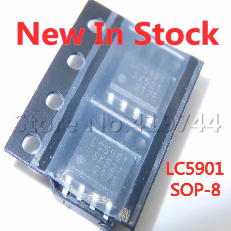 2 unids/lote LC5901 LC5901S-TL SOP-8 SMD LCD chip de potencia en Stock nuevo IC original