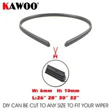 High quality frameless rubber wiper blades 2pcs #3