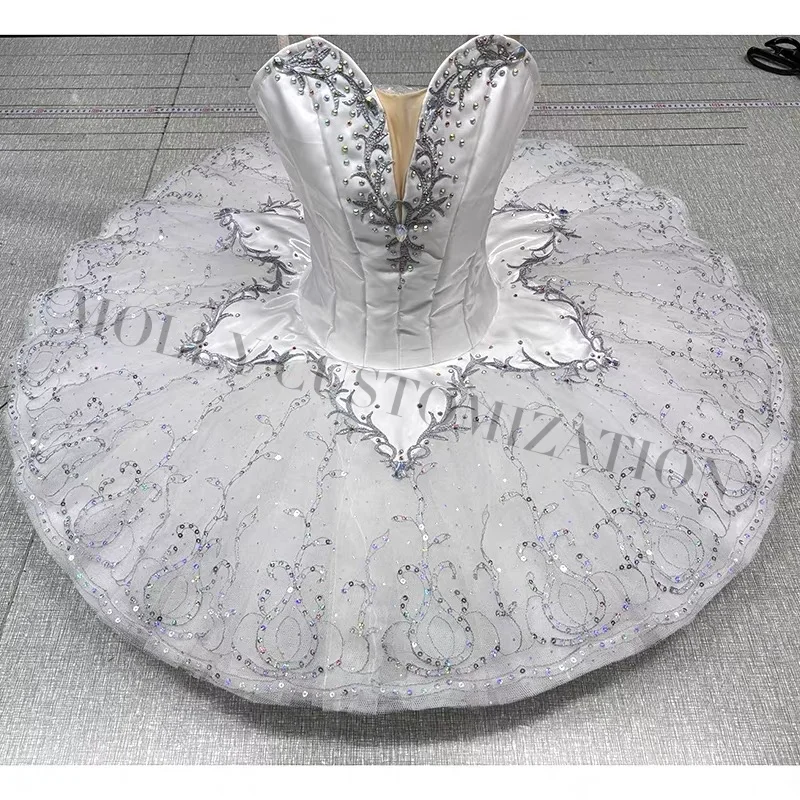 

Новая балетная пачка Silver Fairy Sleeping Beauty по индивидуальному заказу для соревнований для взрослых и детей