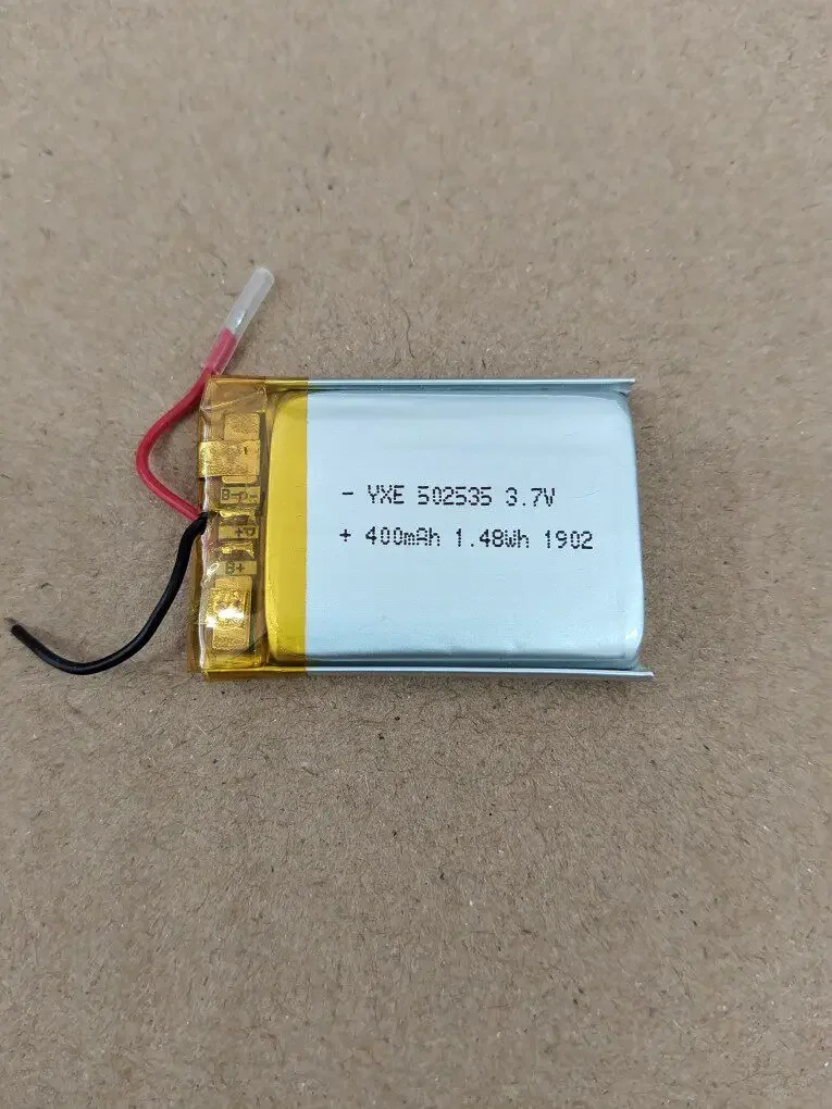 10pcs.。for New small polymer battery model 502535 capacity 400mAh。.