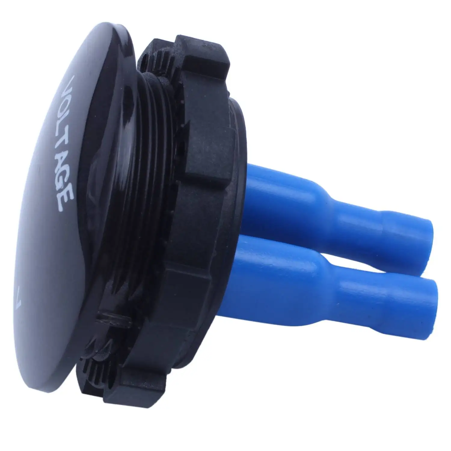 5V-25V DC Voltmeter LED Digital Display Panel Mounted Round Waterproof Car Motorcycle Car image 3