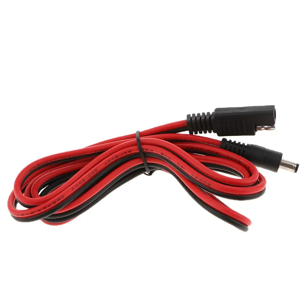 12-24V SAE To DC5521 Cable for Motorcycle Clothing Adapter 5Ft