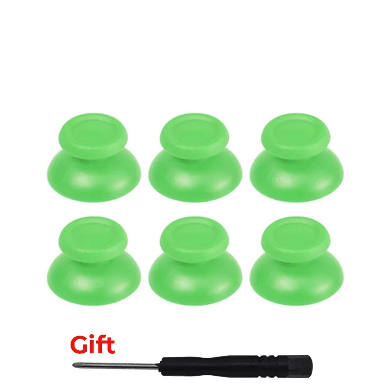 DATA FROG 6Pcs Replacement Thumbsticks Rocker Caps For PS4 Controller Analog Thumb Grip Covers Repair Game Accessories