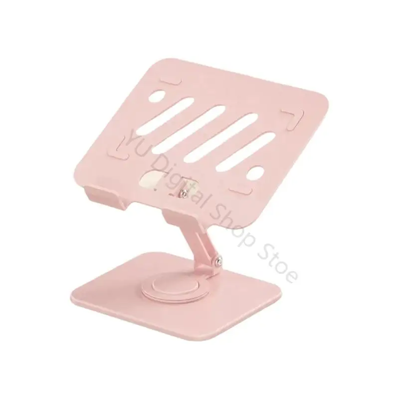 96BA Fold-Flat Tablet Desk Stand with Turning Support Plate, Variable Control, and Open Rear Area for Air Movement