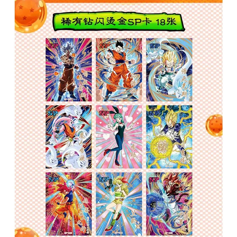 Original DRAGON BALL Card For Children Bulma Chichi Torankusu High Energy Fantasy Anime Limited Game Collection Card Kids Gifts