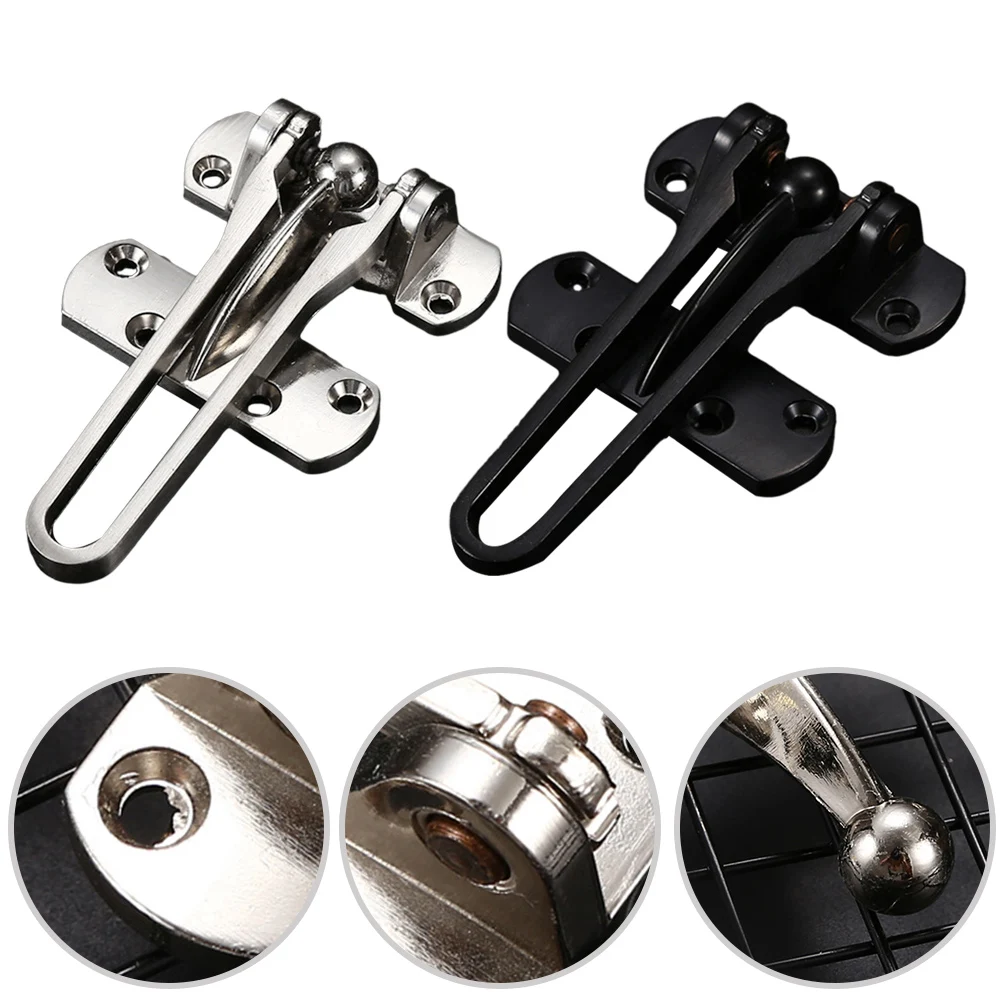 Insurance Door Bolt Home Anti-theft Room Door Bar Door Buckle Lock Chain Safety Bedroom Hotel Anti-lock Buckle Lock Hardware