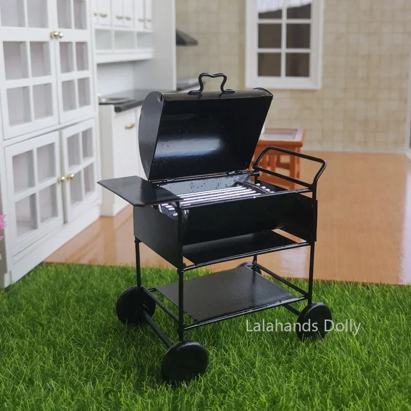 

Doll House Miniature Food Toy Mini Barbecue Oven Model Is The Doll House Outdoor Simulation Furniture Accessories