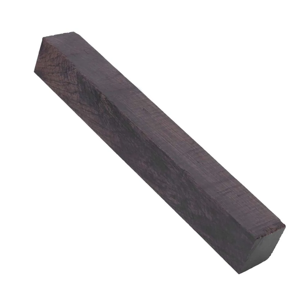 Black Ebony Wood Black Ebony Wood Block Black 150*20*20mm(5.91*0.79*0.79in) Guitar Inlay Blank DIY Handicraft Wood