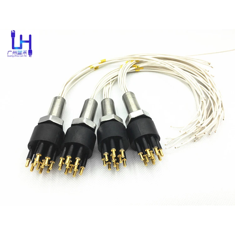 

BH10F Socket and Plug Waterproof Wire Cable Bulkhead Electrical Connector Pluggable Underwater Connectors for Subsea ROV Systems