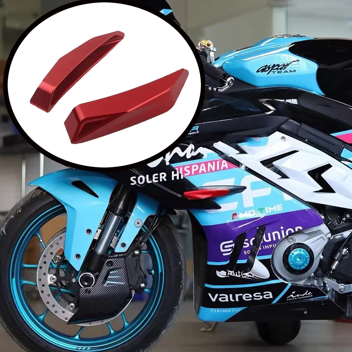 

Для CFMOTO 675SR 675SR-R 675SS Неразрушающая установка декоративной крышки для левых и правых радиаторов мотоцикла