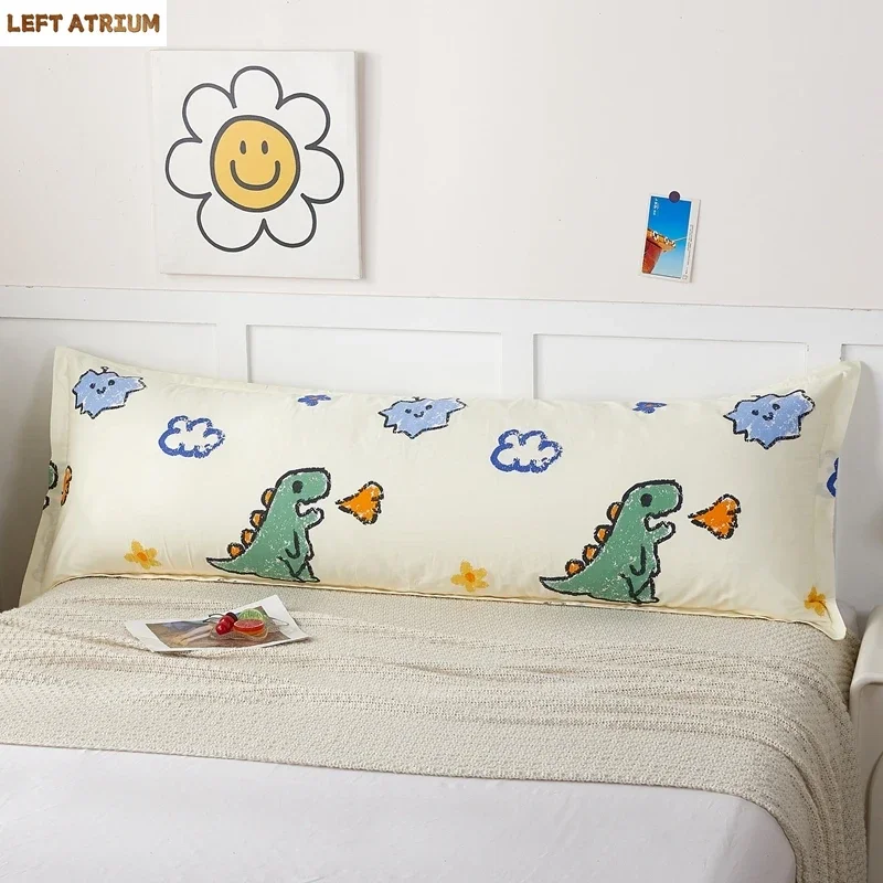 

Cartoon Dinosaur Body Pillow Cover for Boys Girls Cotton Long Pillowcase Decorative Bedding Pillow Covers Cushion for Bedroom