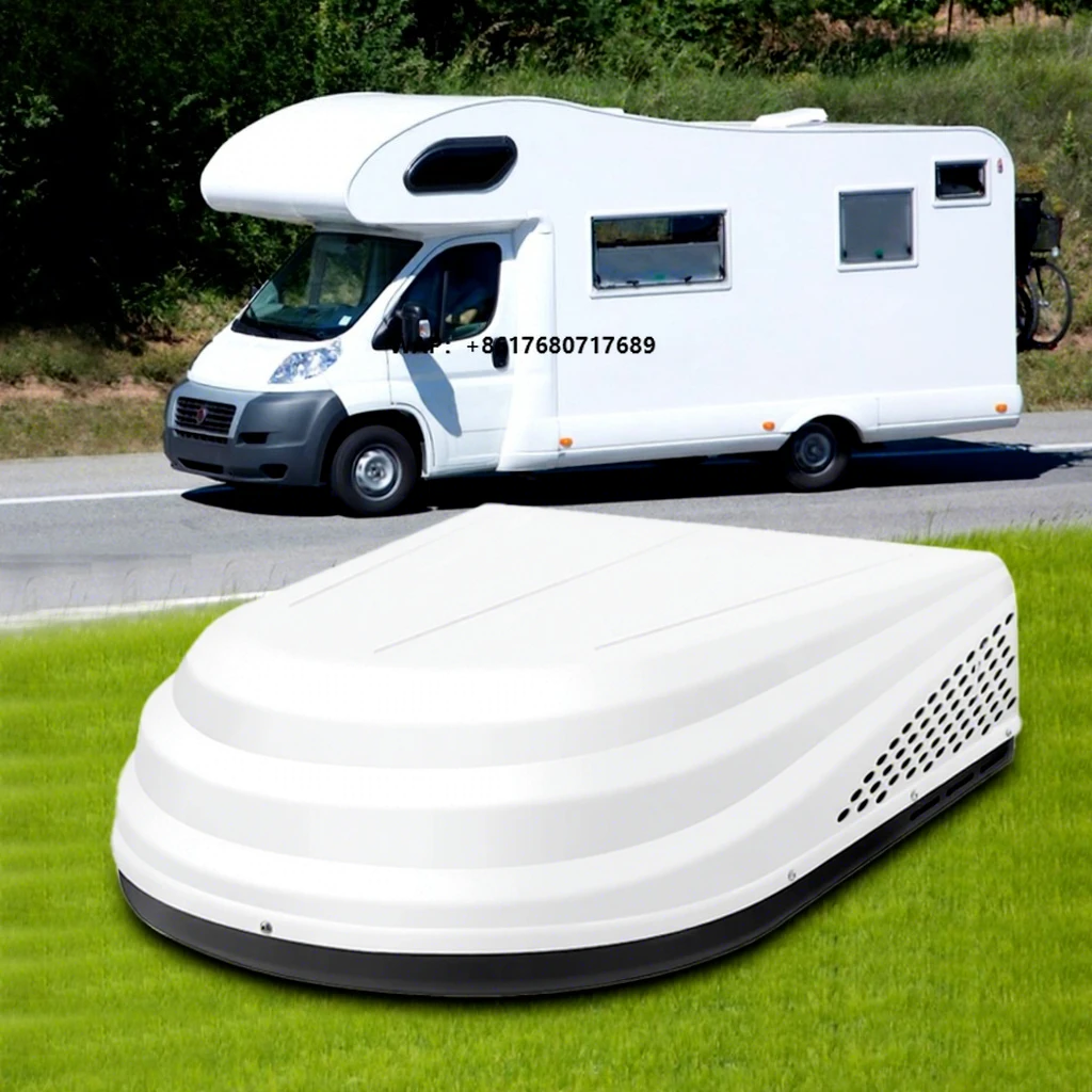 Rooftop Truck Sleeper AC220V-240V Heating Cooling Air Conditioner Scroll Compressor 2500W Cooling Capacity for Universal Fit