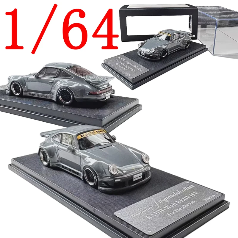 

MC литая под давлением модель автомобиля из сплава Porsche в масштабе 1/64, игровые транспортные средства Porsche RWB 930, игрушки для мальчиков, подарок, оригинальная коробка