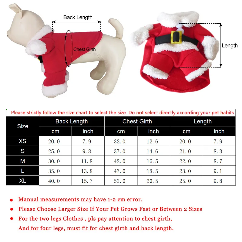 Christmas Pet Cats Cosplay Suit New Year Cats Clothes For Small Dogs Funny Santa Claus Dress Up Costume Puppy Kitten Apparel Pug