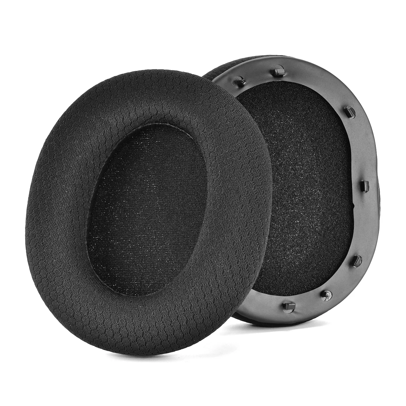 Mesh Fabric Memory Foam Ear pads For Razer BlackShark V2/V2 Pro Gaming Headset Replacement Earpads Ear Cushions Ear Cover Black