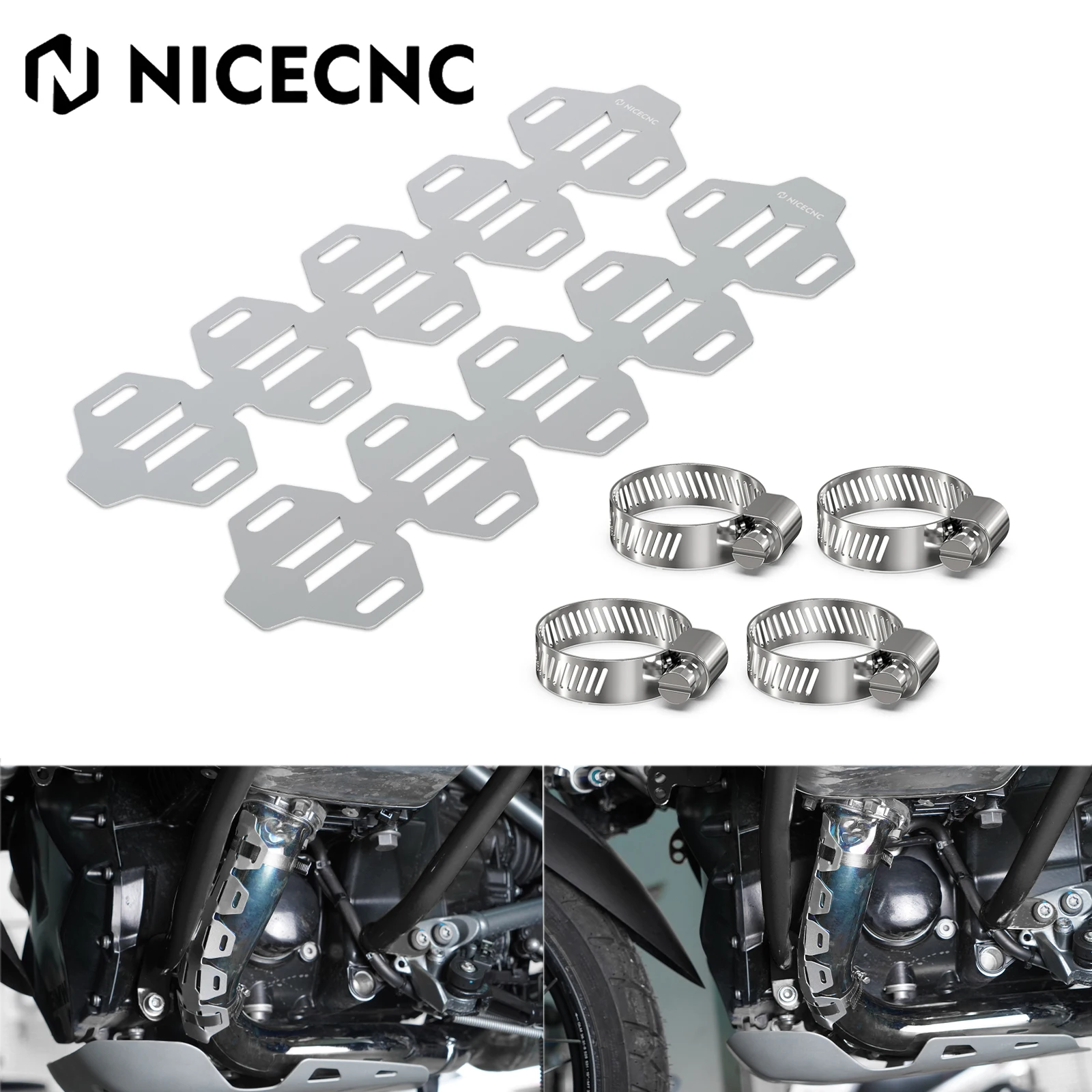 

Защитный кожух выхлопной трубы для BMW R1250GS R1250GS Adventure 2019-2023, R1250R R1250RS R1250RT 2018-2023