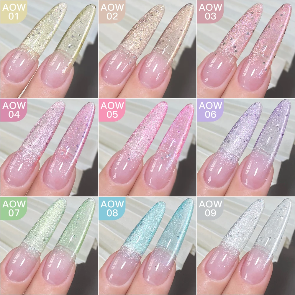 كما النمط الياباني تألق الأبيض المغناطيسي هلام طلاء الأظافر الصيف الترتر غرامة تألق الوردي بريق القط العين جيل للأظافر الورنيش #3