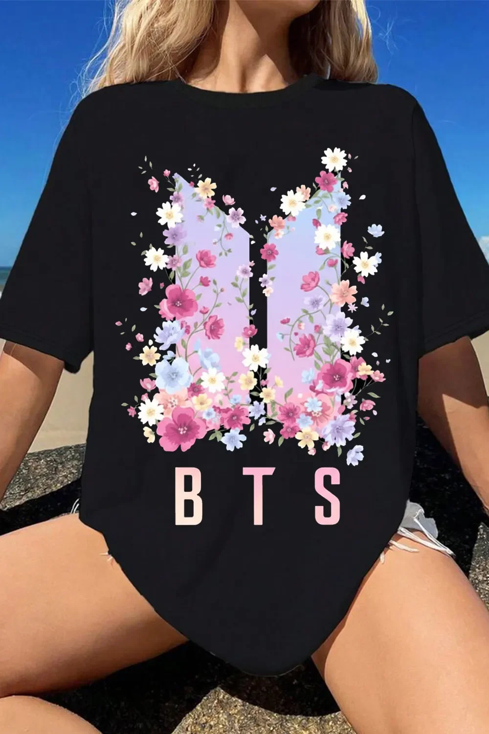 2026 New BT21 Neutral T-shirt Cotton Shirt Fashion High Quality Short Sleeve Top Street Clothing T-shirt