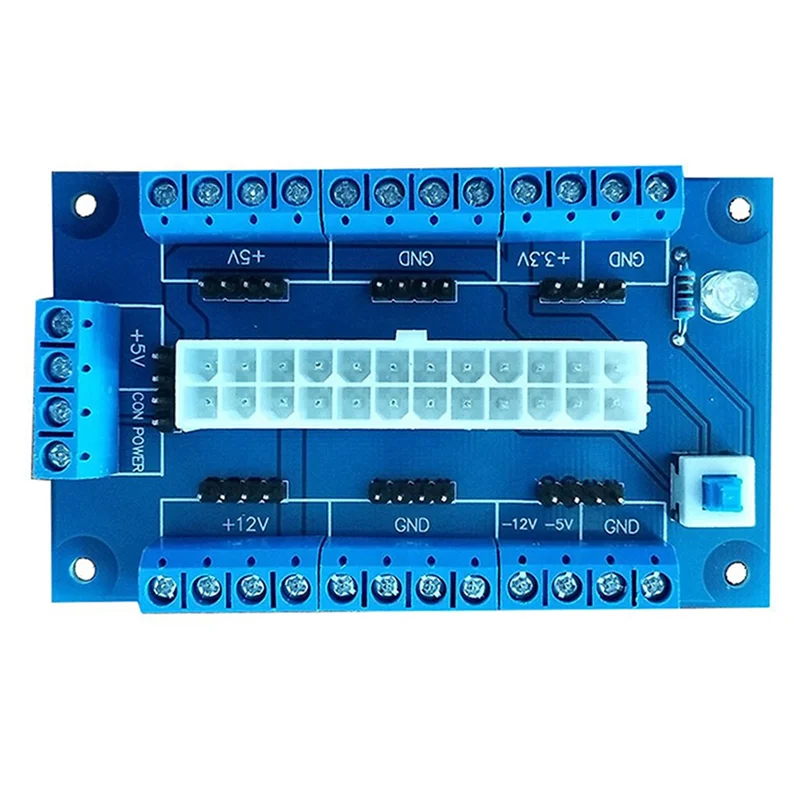 Bench Top DIY Adapter Computer 24/20-Pin Desktop PC Breakout Board Module ATX Accessories Power Supply