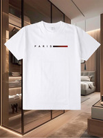 100% Pure Cotton 2025 Men's Casual T - Shirts Trendy in Summer