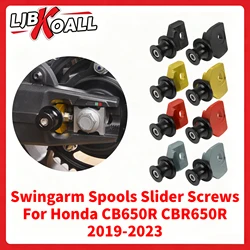 For Honda CB650R CBR650R 2019-2023 Rear Fork Axle Stand Lifting Elevating Screws Adjustment Frame Swingarm Spools Slider Screws
