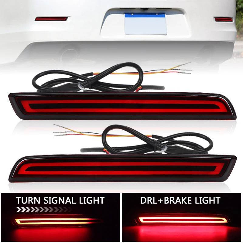 

Светодиодный задний фонарь заднего бампера для Chevrolet Malibu 2013 2014 2015 DRL, ходовой стоп-сигнал, противотуманная фара, указатель поворота 12 В