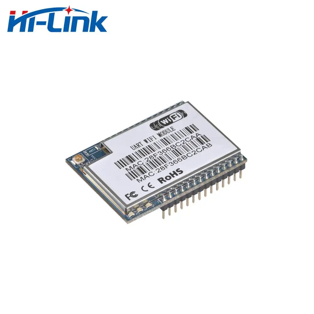 Free Shipping RT5350 HLK-RM04-E RS232/RS485 Serial to WIFI Embedded Wireless Module with 16MB RAM and 4M Flash