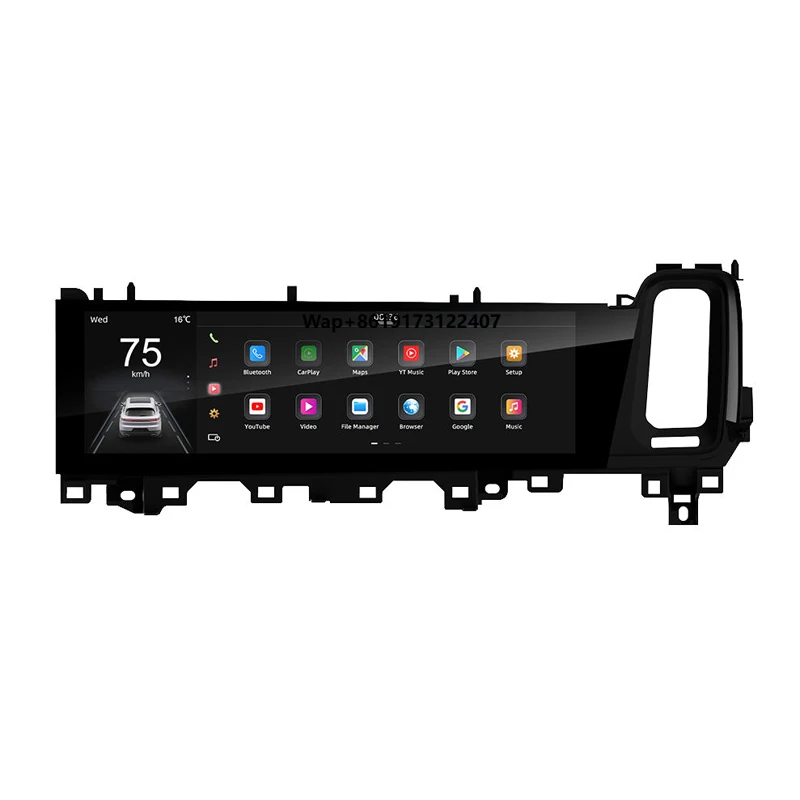 

TEGARRY 15-дюймовый экран Carplay 2024 с функцией Co-Pilot, навигационный мультимедийный дисплей-плеер для автомобилей 2024 года