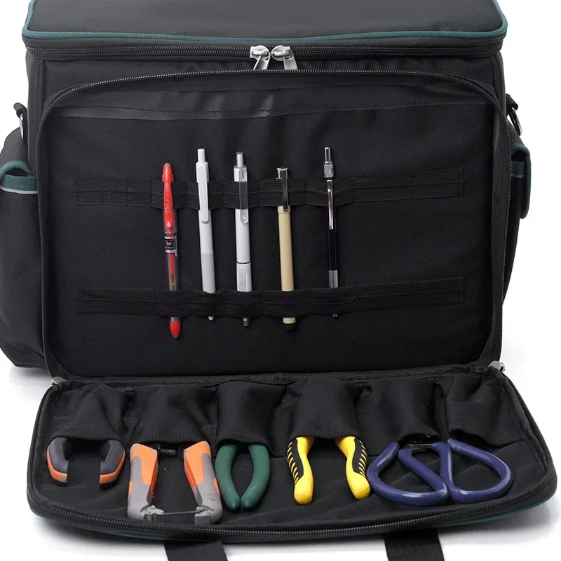 Portable Tools Bags Organizer Storage Hardware Electrician Tools Bags Repair Kit High Capacity Tool Crossbody Bag Professional