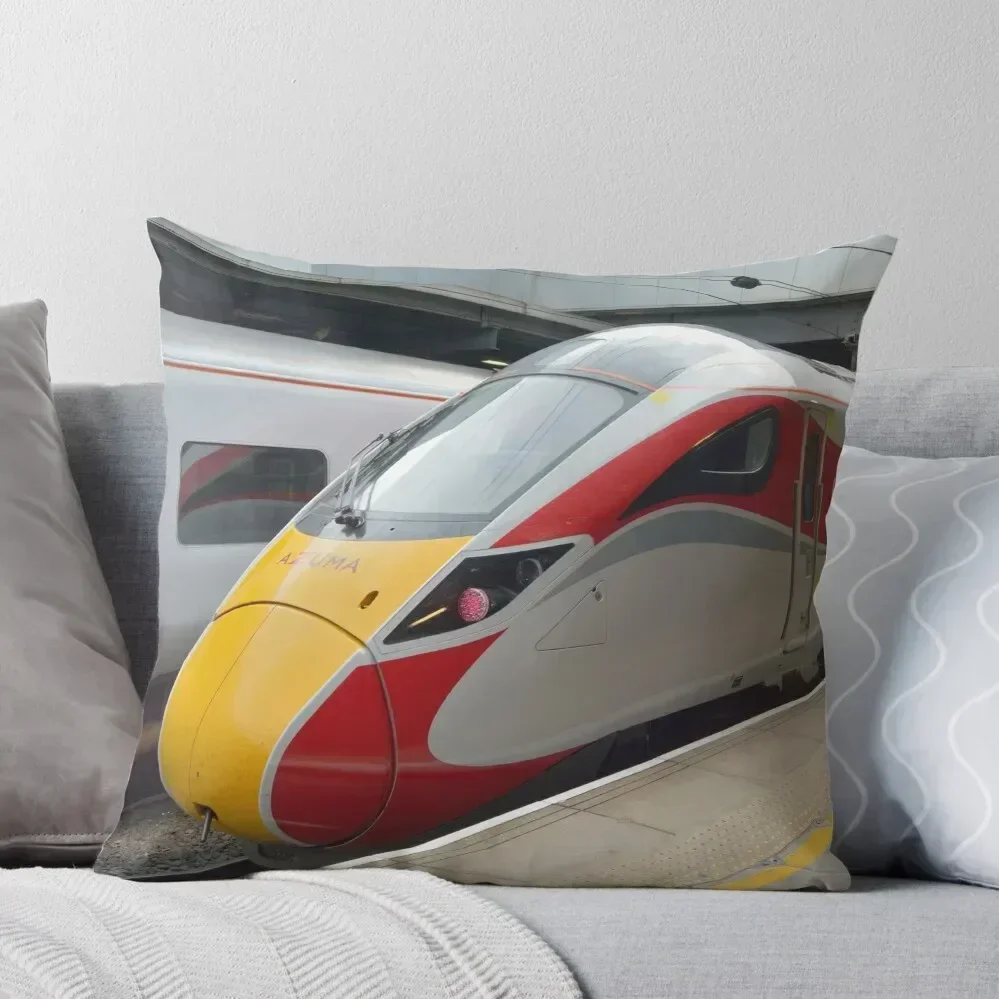 

London North Eastern Railway Class 800 Azuma Throw Pillow Cushions For Sofa ornamental pillows pillow