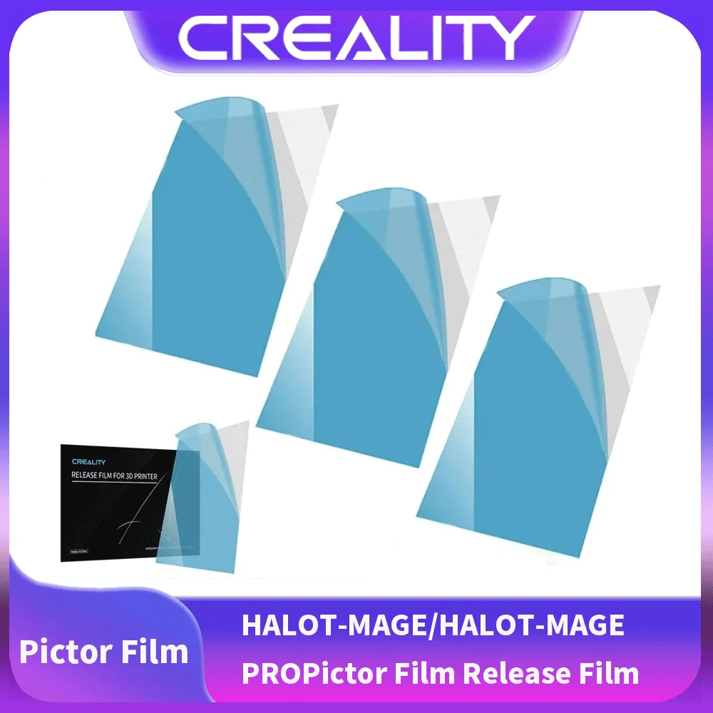 

Creality HALOT-MAGE / HALOT-MAGE PRO Pictor Film Высокоскоростная пленка для 3D-принтера Универсальная пленка для 10-дюймовых продуктов