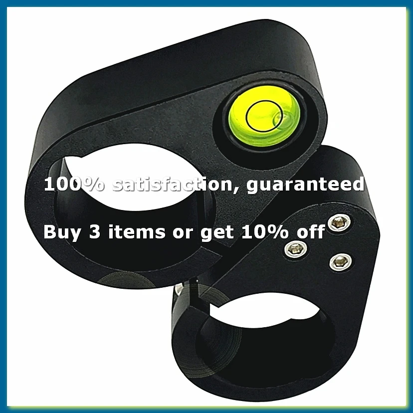 2 pièces Tige de centrage GPS de 32 mm en métal circulaire avec niveau à bulle pour Station Totale RTK South-A26I