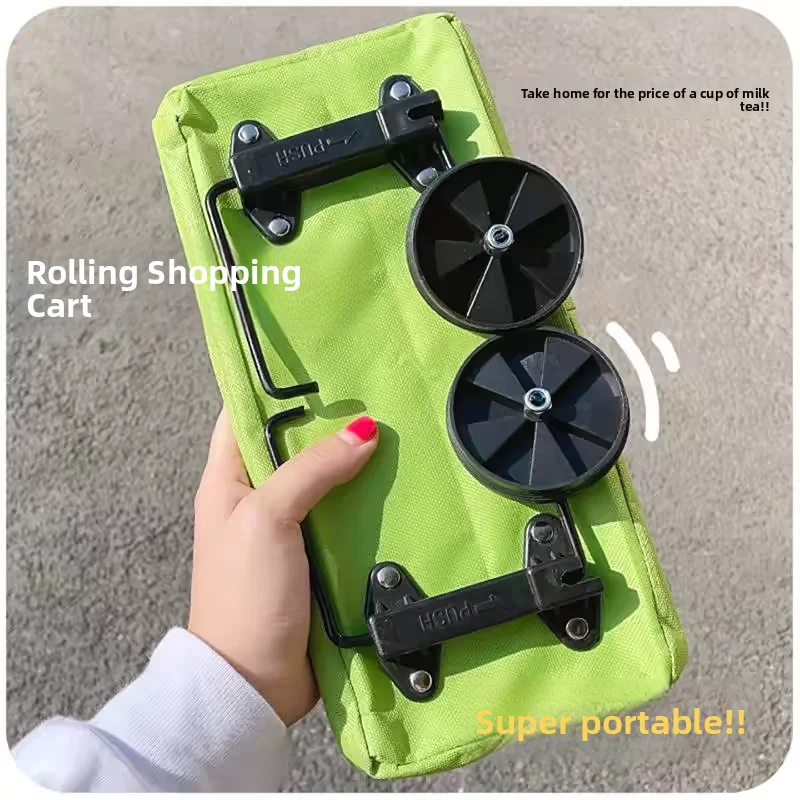 large-capacity-portable-shopping-cart-with-wheels-foldable-female-version-vegetable-buying-car-home-use-handy-goods