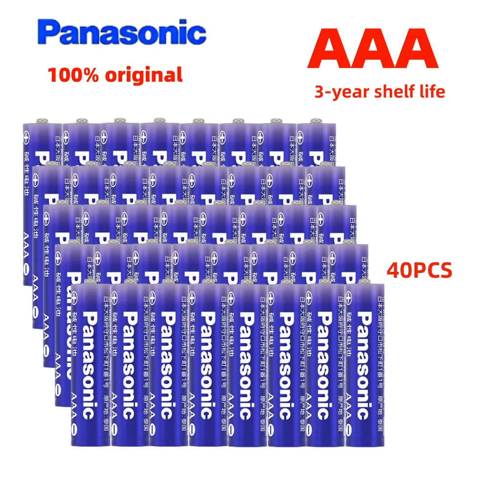 Panasonic 4-40PCSPCS AA AAA 1.5V Alkaline Droge Batterijen, Geschikt voor Digitale Camera's, Zaklampen, CD-spelers, Draadloze Muisjes, enz.