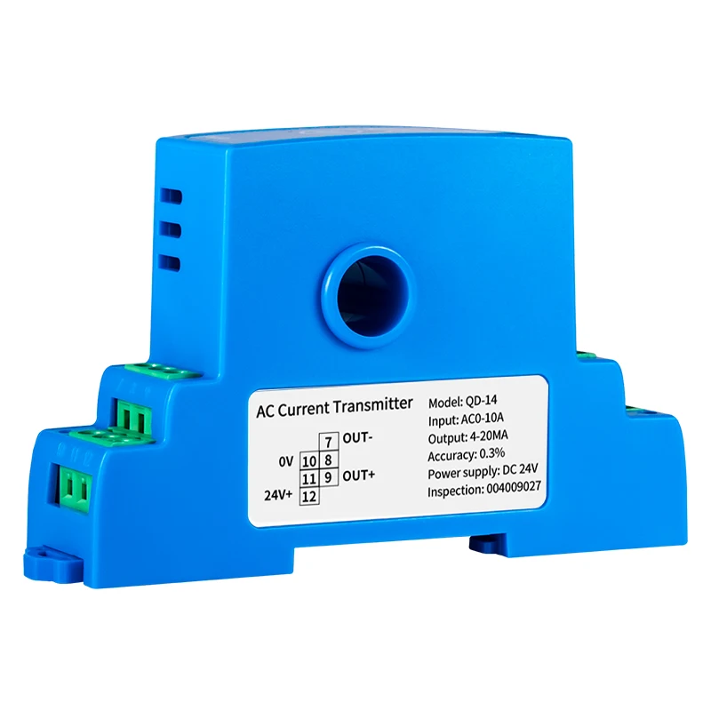 High Accuracy 10A 50A 150A Current Measurement Transducer Converter 8mm AC Hall Current Sensor 4-20mA 0-10V 0-5V RS485 Output