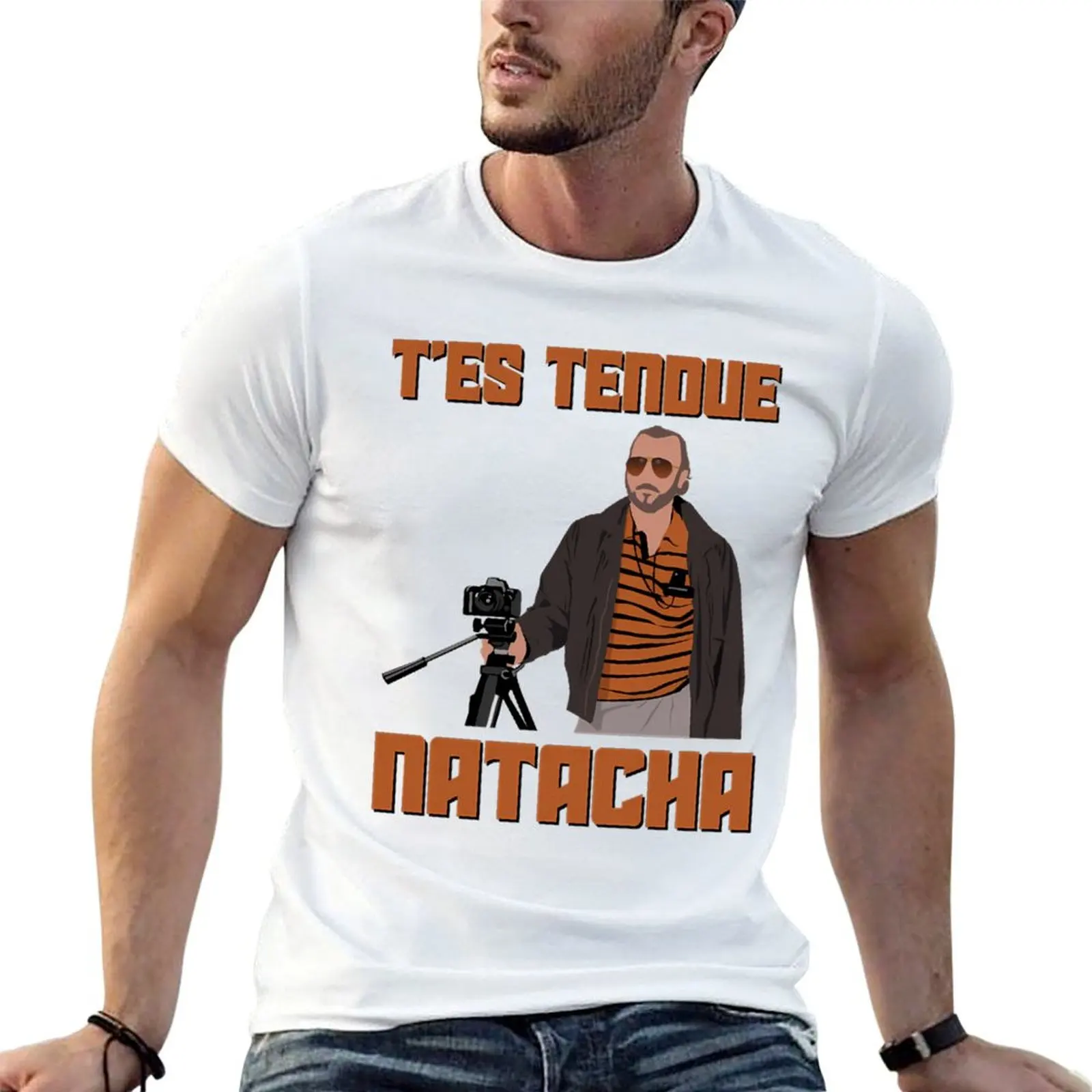 

t You мужские рубашки рубашки футболка хлопок 100% Natacha мужские обтягивающие