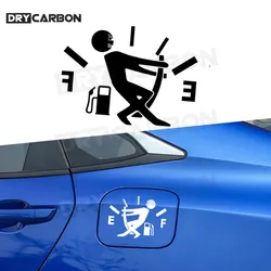 Funny Car Stickers High Gas Consumption Decal Fuel Gage Empty Stickers Waterproof Auto Tank Stickers For Car