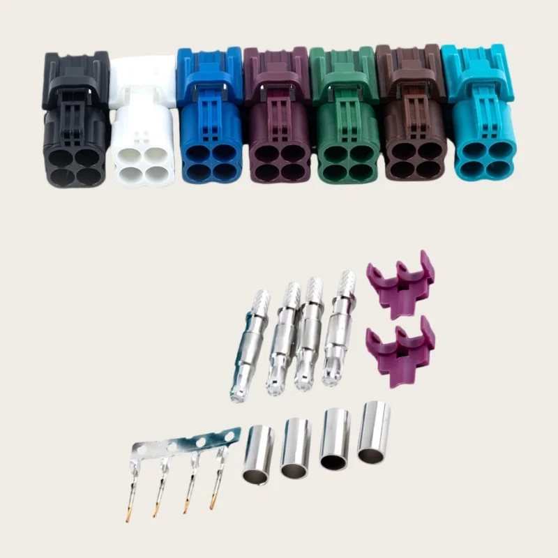 1pcs/LOT Mini Fakra Rosen 4-in-1 Female Connector FAKRA-A B C D E F Z RF Adapter for Electronic Components Market